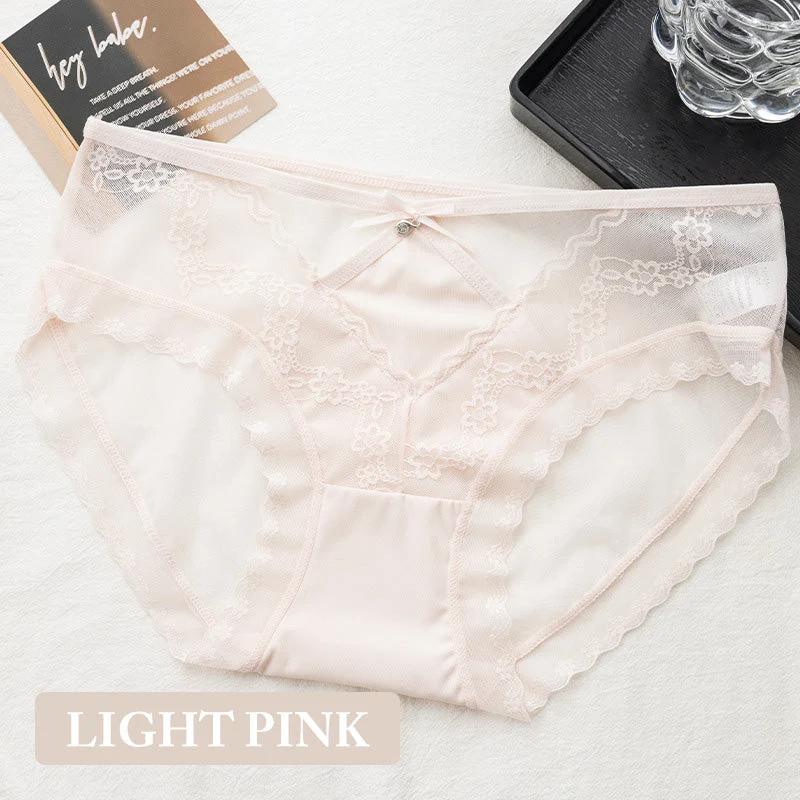 Women's Mesh Lace Hollow out Lightweight Panties - Image 12