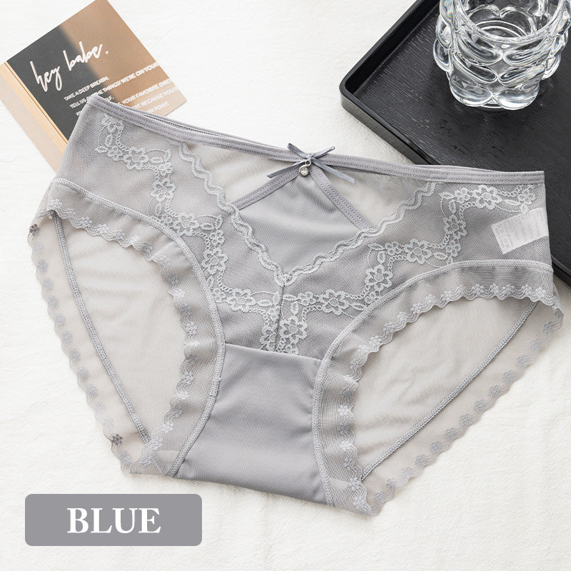 Women's Mesh Lace Hollow out Lightweight Panties - Image 13