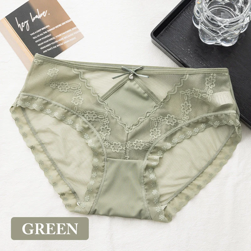 Women's Mesh Lace Hollow out Lightweight Panties - Image 14