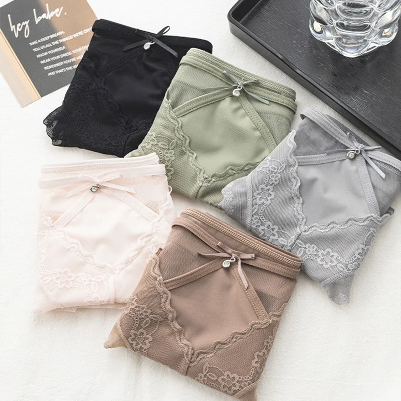 Women's Mesh Lace Hollow out Lightweight Panties - Image 6