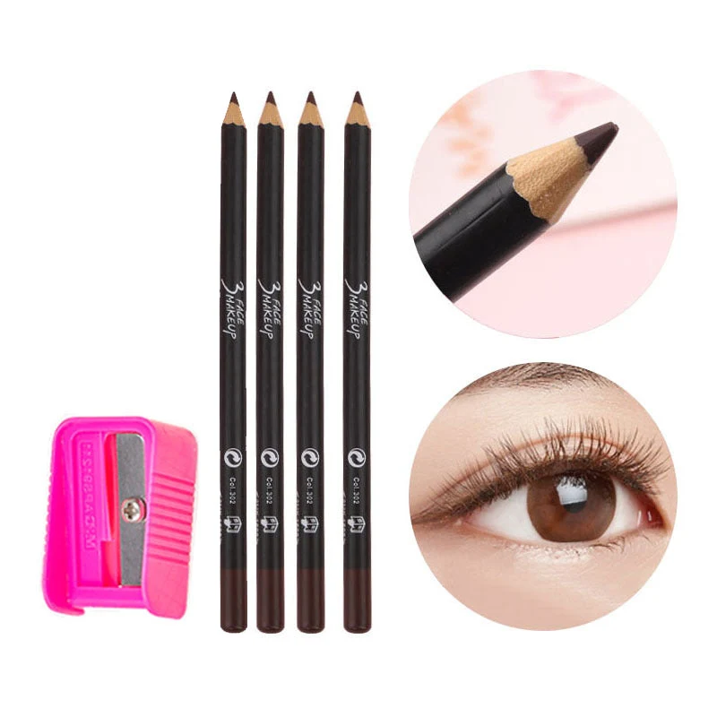 Wooden Waterproof Long Lasting Hardcore Eyebrow Pencils - Image 12