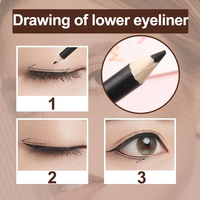 Wooden Waterproof Long Lasting Hardcore Eyebrow Pencils - Image 6