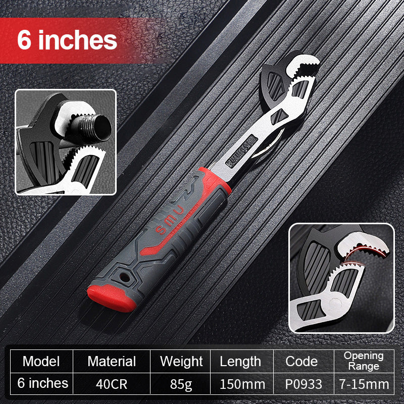 Industrial Grade Multifunctional Self-locking Pipe Wrench Tool - Image 9
